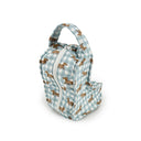 Dachshund Gingham Blue Quilted Boot Bag