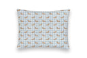 Dachshund Gingham Blue Quilt