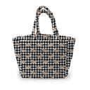 Dachshund Gingham Game Day Black/Red Quilted Handbag