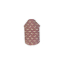 Dachshund Gingham Game Day Maroon Pet Vest
