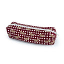 Dachshund Gingham Game Day Maroon Hot Tools Bag