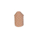Dachshund Gingham Game Day Orange Pet Vest
