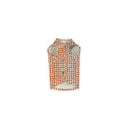 Dachshund Gingham Game Day Orange Pet Vest