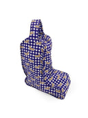 Dachshund Gingham Game Day Purple Quilted Boot Bag
