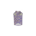 Dachshund Gingham Game Day Purple Pet Vest