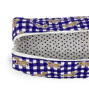 Dachshund Gingham Game Day Purple Hot Tools Bag