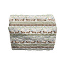 Dachshund Rodeo Linen Makeup Bag