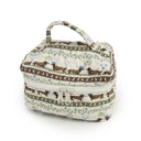 Dachshund Rodeo Linen Quilted Travel Case