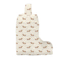 Dachshund Dots Game Day Green/Gold Quilted Boot Bag