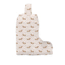 Dachshund Dots Game Day Orange Quilted Boot Bag