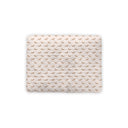Dachshund Dots Game Day Orange Quilted Pet Bed