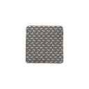 Dachshund Gingham Game Day Black/Red Quilted Pet Bed