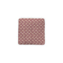 Dachshund Gingham Game Day Maroon Quilted Pet Bed