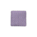 Dachshund Gingham Game Day Purple Quilted Pet Bed