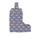 Dachshund Gingham Game Day Royal Blue Quilted Boot Bag