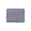 Dachshund Gingham Game Day Royal Blue Quilted Pet Bed