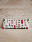 Daisy Boots Holly Quilted Oblong 14" x33" Pillow