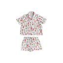 Daisy Boots Holly Pastel Shorty Pajama Set