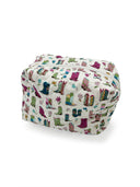 Daisy Boots Patchwork Jewels Quilted Makeup Bag