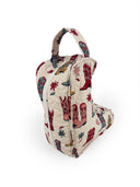Daisy Boots Linen Quilted Boot Bag