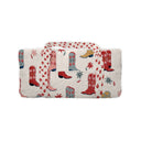 Daisy Boots Linen Weekender Duffle Bag