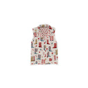 Daisy Boots Linen Quilted Ruby Vest