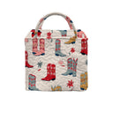 Daisy Boots Linen Quilted Handbag