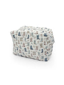 Daisy Boots Pastel Quilted Makeup Bag