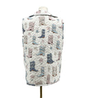 Daisy Boots Pastel Quilted Ruby Vest