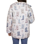 Daisy Boots Pastel Quilted Snap Jacket