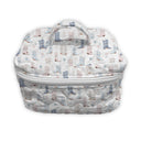 Daisy Boots Pastel Quilted Travel Case