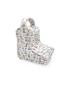 Daisy Boots Patchwork White Quilted Boot Bag