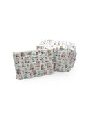 Daisy Boots Patchwork White Quilted Makeup Bag