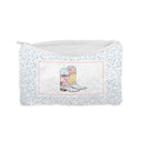 Framed Daisy Boots Patchwork Quilted Makeup Bag