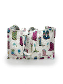 Daisy Boots Patchwork Jewels Quilted Tote