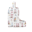 Daisy Boots Patchwork White Quilted Boot Bag