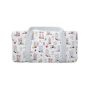 Daisy Boots Patchwork White Quilted Weekender Duffle Bag