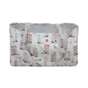 Daisy Boots Patchwork White Quilted Tote