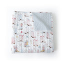 Daisy Boots Patchwork White Quilt