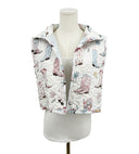 Daisy Boots Patchwork White Quilted Cate Vest