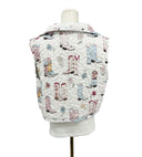 Daisy Boots Patchwork White Quilted Cate Vest