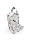 Daisy Boots Patchwork White Quilted Boot Bag