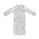 Daisy Boots Patchwork White Quilted Maxi Coat *Web Exclusive*