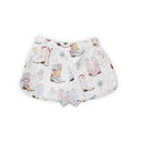 Daisy Boots Patchwork White Quilted Scallop Shorts *Web Exclusive*