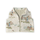Desert Daughters Olive / Linen Quilted Cate Vest
