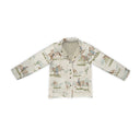 Desert Daughters Olive / Linen Quilted Snap Jacket