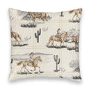 Desert Daughters Slate Linen 20" Pillow