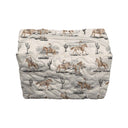 Desert Daughters Slate Linen Makeup Bag