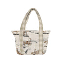 Desert Daughters Slate Linen Zipper Tote Bag