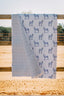 Donkey Icon Blue Quilt
